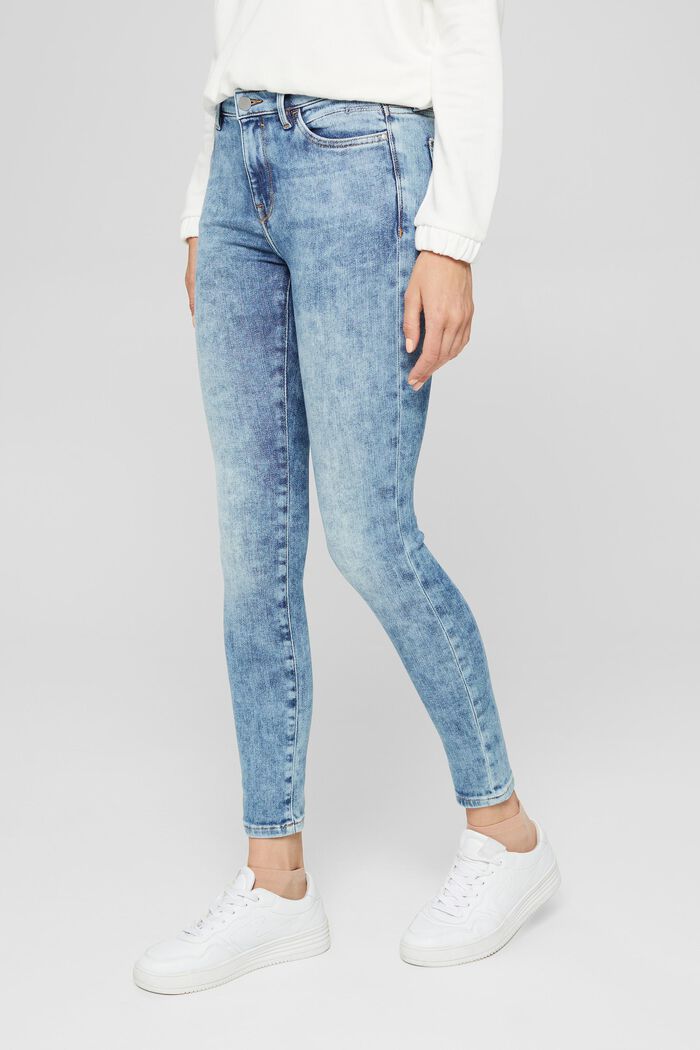 Jeans aus Bio-Baumwolle mit Superstretch, BLUE LIGHT WASHED, detail image number 0