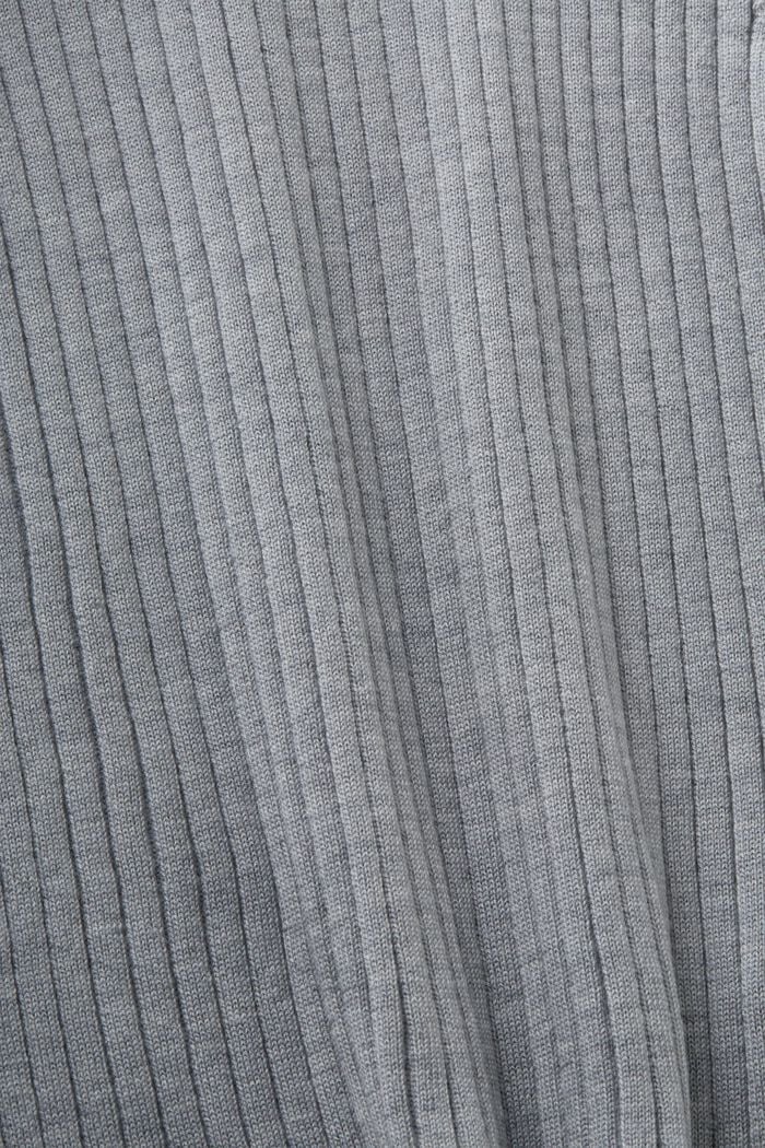 Ärmelloser Pullover aus superfeiner Merinowolle, MEDIUM GREY, detail image number 5
