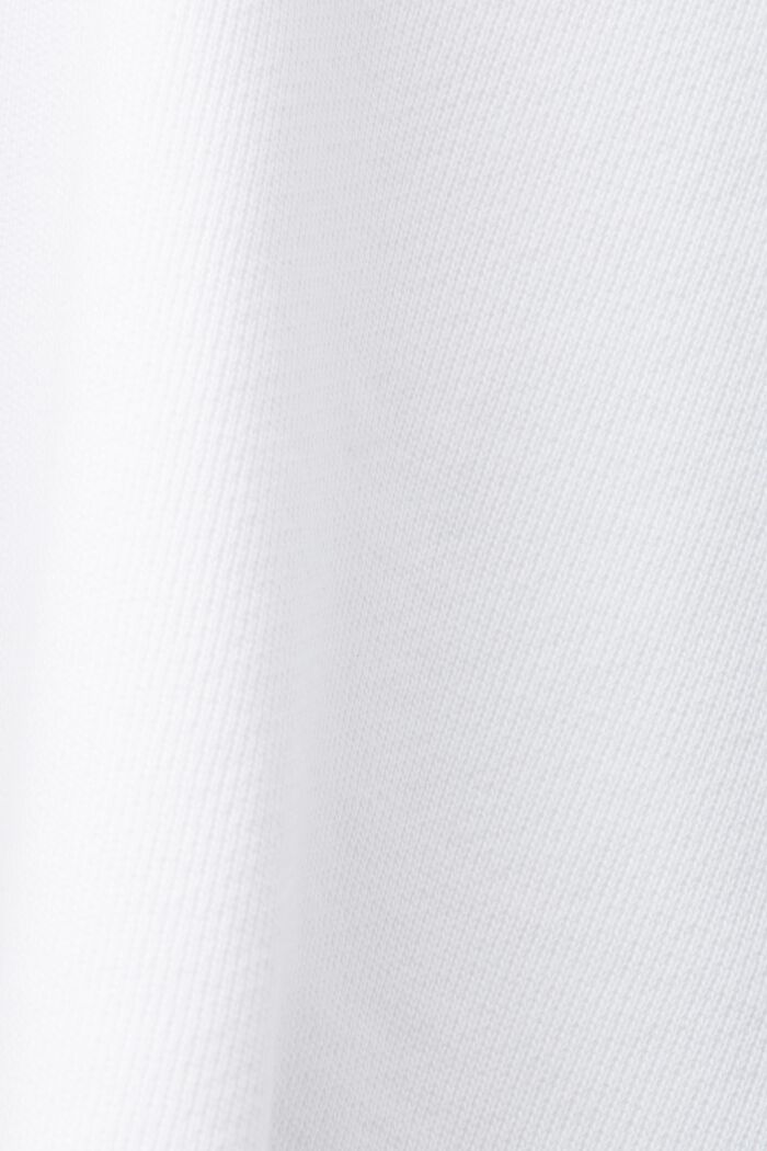 Verkürzter Hoodie, 100 % Baumwolle, WHITE, detail image number 5