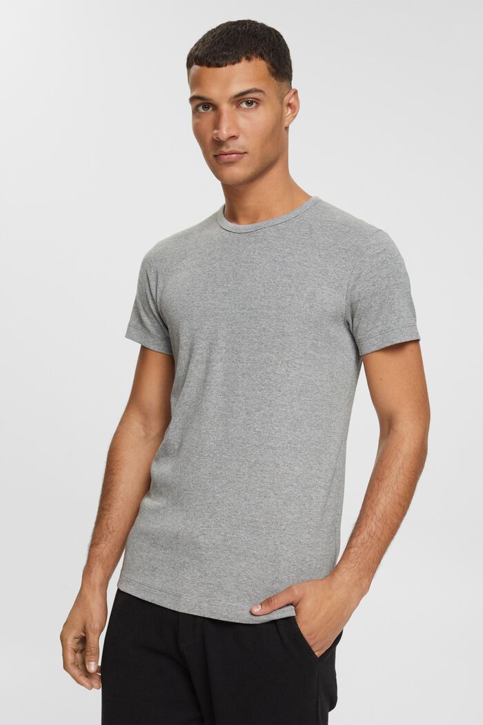 Jersey-T-Shirt in Slim Fit, MEDIUM GREY, detail image number 0
