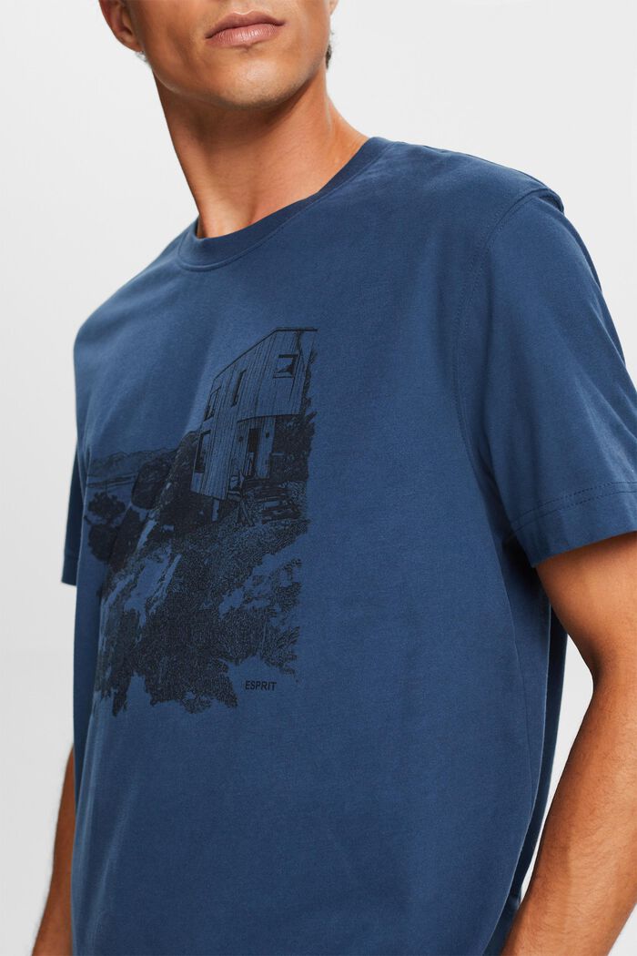 T-Shirt mit Grafikprint, BLUE, detail image number 1