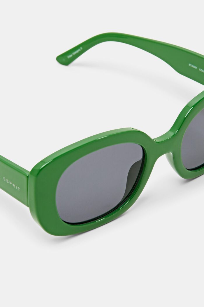Quadratische Sonnenbrille, GREEN, detail image number 1