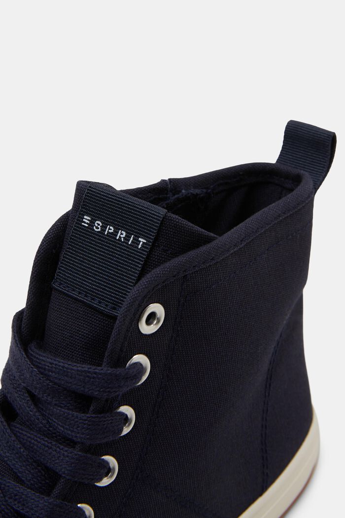 High Sneaker aus Canvas, NAVY, detail image number 3