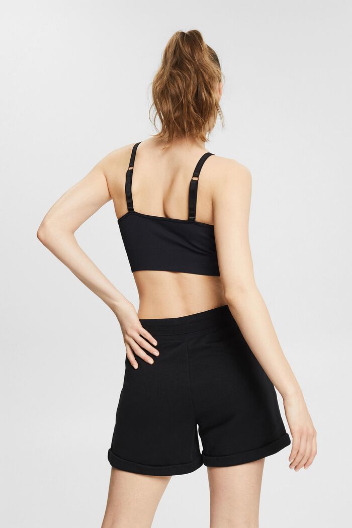 Recycelt: Sweat-Shorts mit Zippertaschen, BLACK, detail image number 3