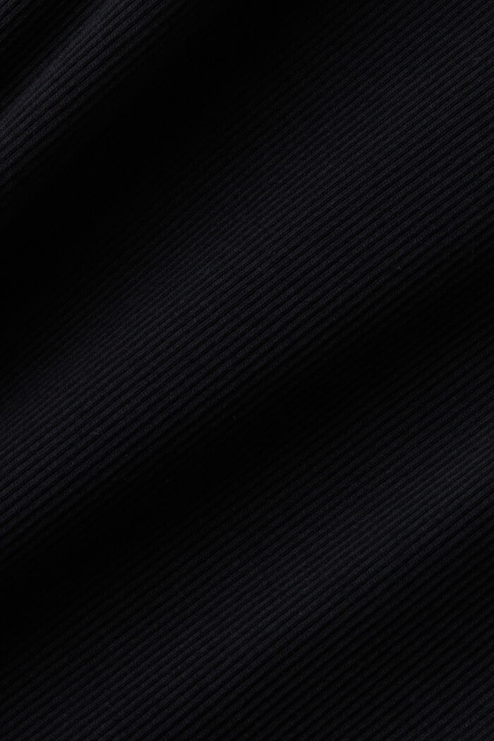 Midi-Tankkleid aus Baumwollmix, BLACK, detail image number 6