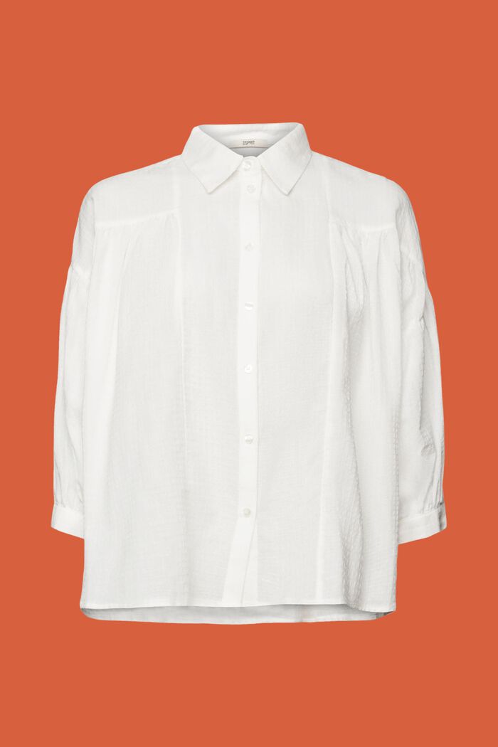 Blouses woven Oversized fit, WHITE, detail image number 7