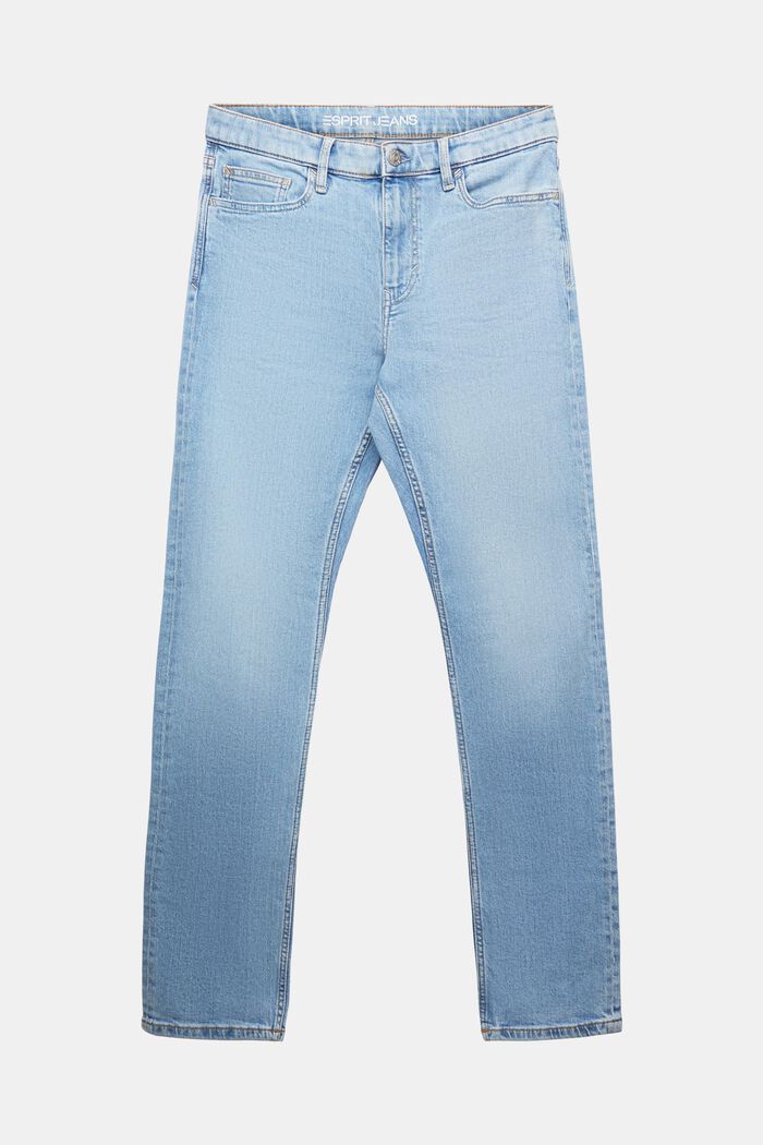 Schmal geschnittene Jeans, BLUE LIGHT WASHED, detail image number 6