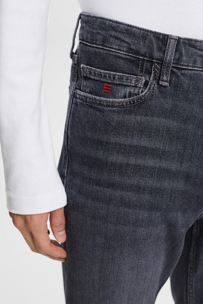 Lockere Retro-Jeans mit mittlerer Bundhöhe, BLACK MEDIUM WASHED, detail image number 2