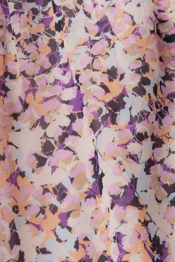 Chiffonbluse mit Muster, LILAC, detail image number 5