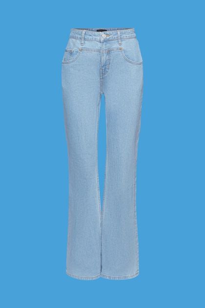 Bootcut-Jeans mit markanter Passe