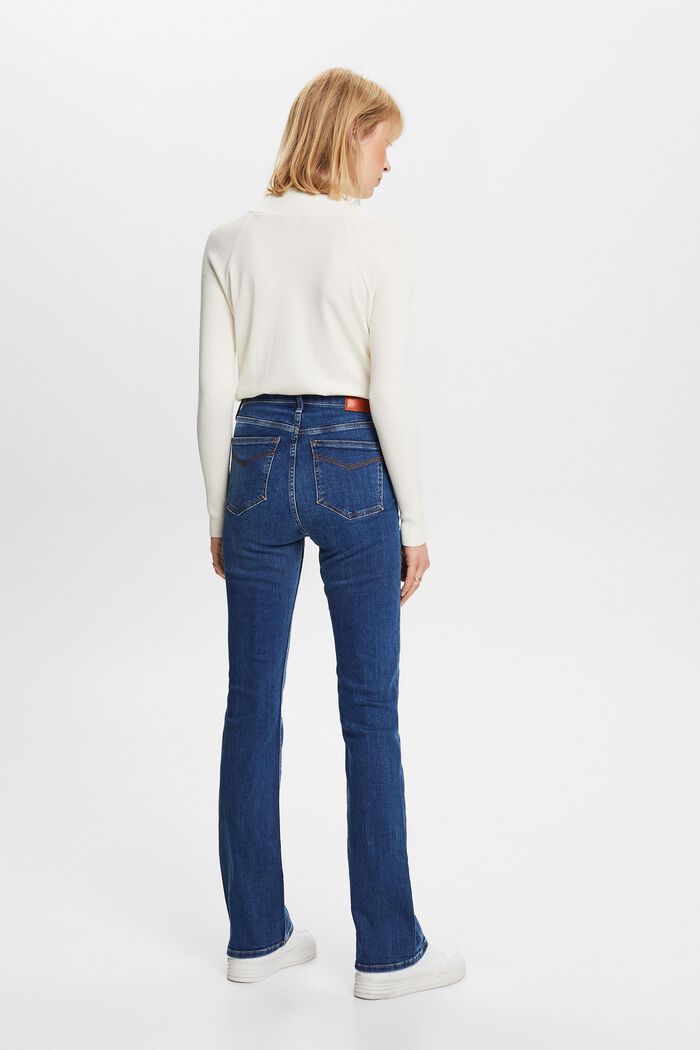 Premium-Bootcut Jeans mit hohem Bund, BLUE MEDIUM WASHED, detail image number 3