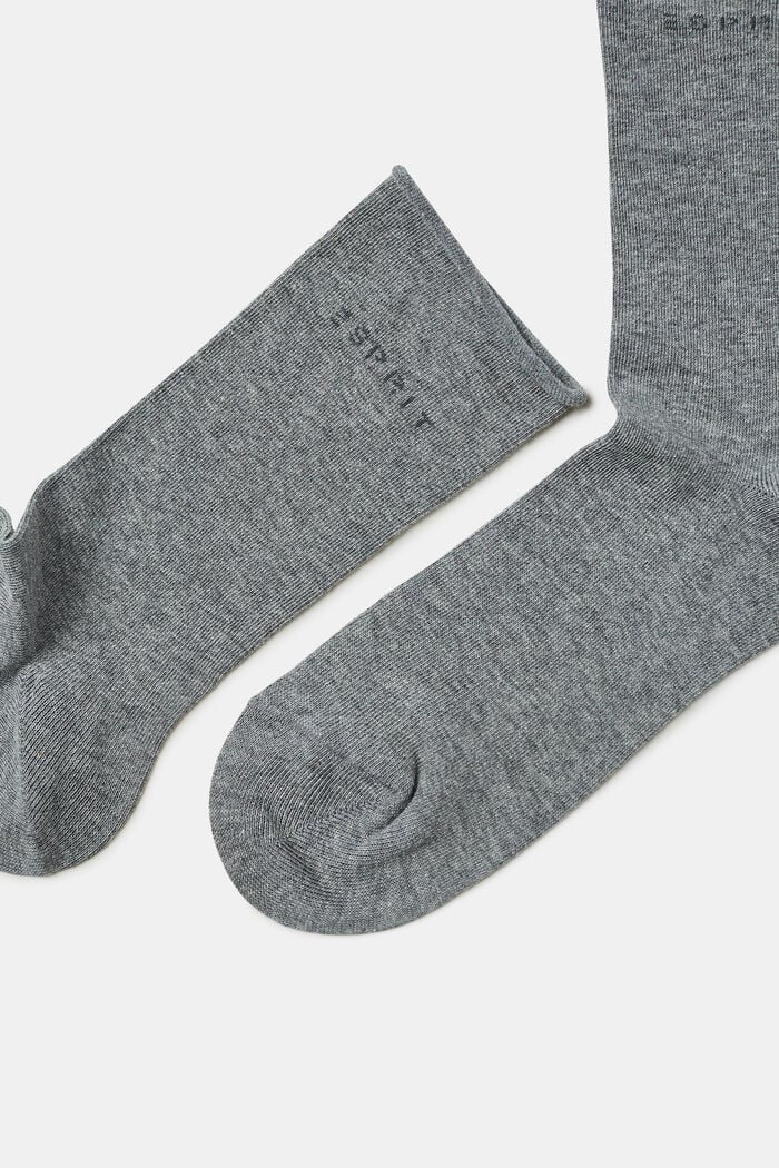 Socken mit Rollbündchen aus Baumwoll-Mix