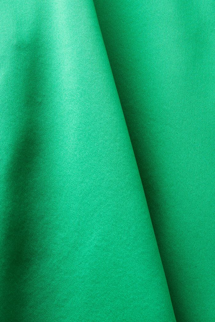 Bluse aus Seidensatin, GREEN, detail image number 4