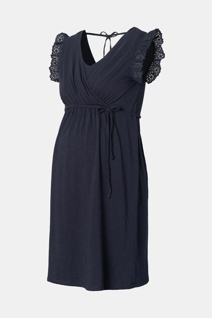 Jersey-Kleid aus Organic Cotton, NIGHT SKY BLUE, overview