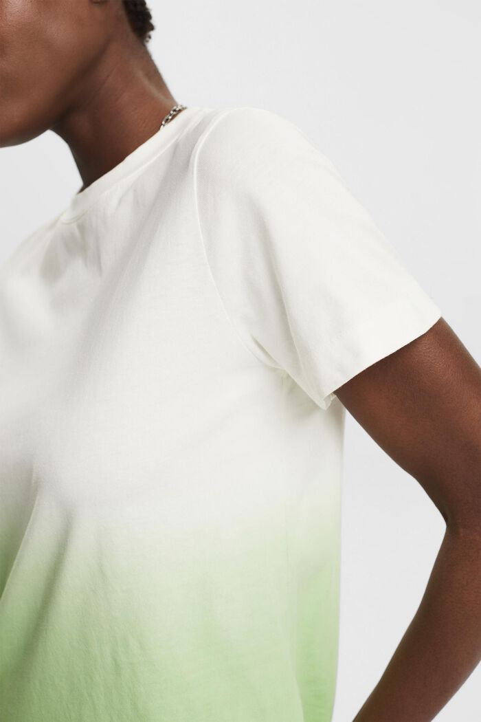 T-Shirt aus Baumwolle mit Farbverlauf, GREEN, detail image number 2
