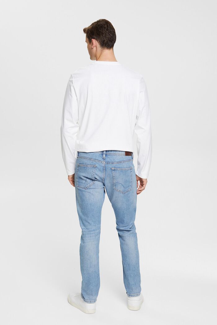 Stretch-Jeans mit Organic Cotton, BLUE LIGHT WASHED, detail image number 3