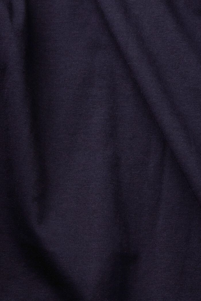 Baumwoll-T-Shirt mit Print, NAVY, detail image number 6