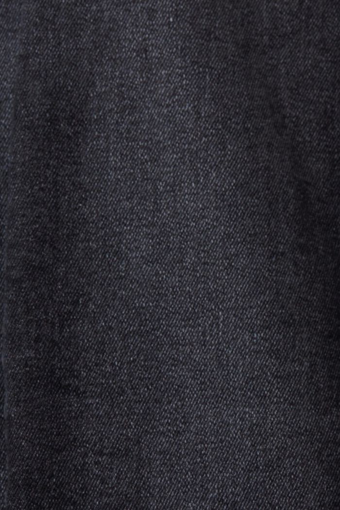 Mid-Rise-Jeans in Slim Fit mit Knöpfen, BLACK MEDIUM WASHED, detail image number 6