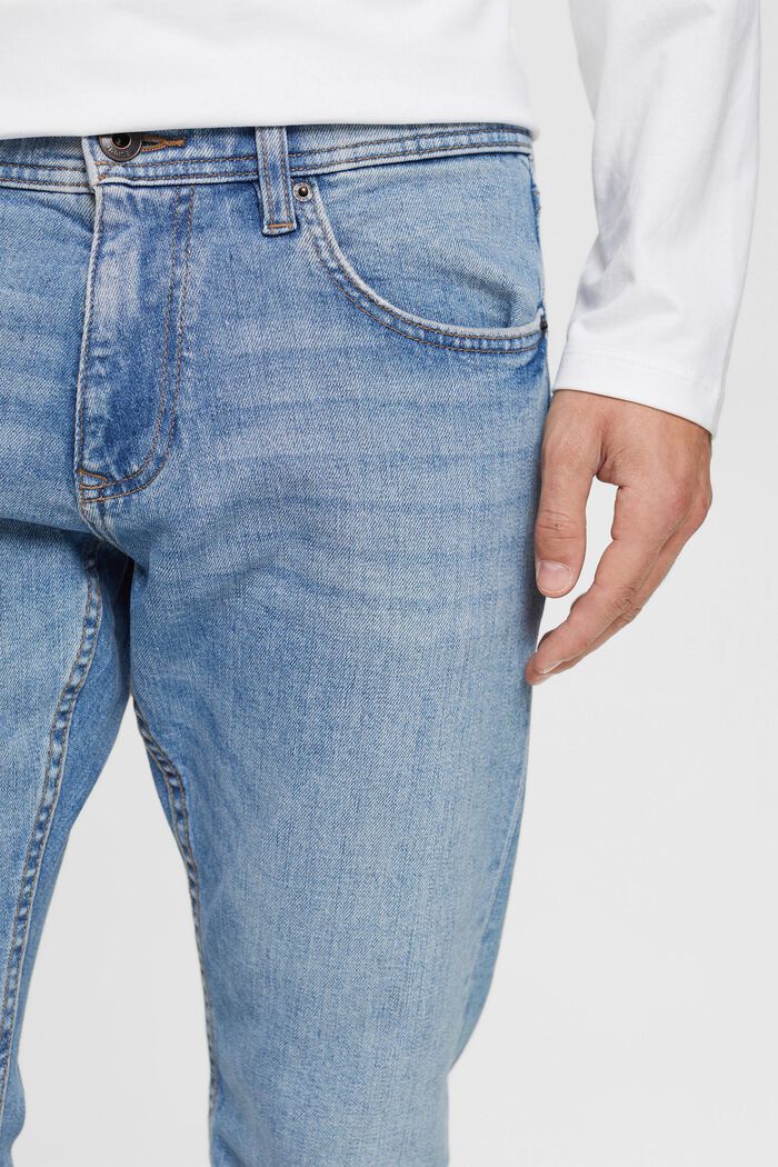 Stretch-Jeans mit Organic Cotton, BLUE LIGHT WASHED, detail image number 2