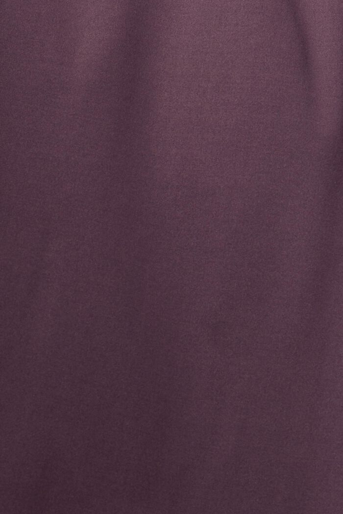 Gecroppte Jersey-Jogger-Pants mit E-DRY-Finish, AUBERGINE, detail image number 5