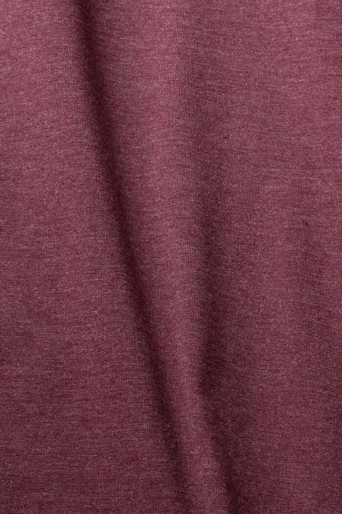 Langarm-Pyjamaobterteil, BORDEAUX RED, detail image number 4