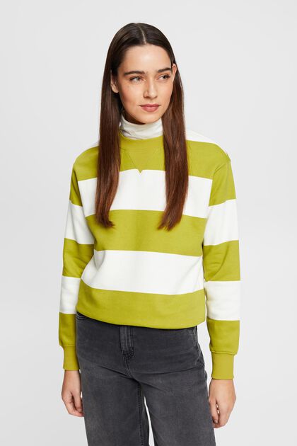 Sweatshirt mit Streifenmuster