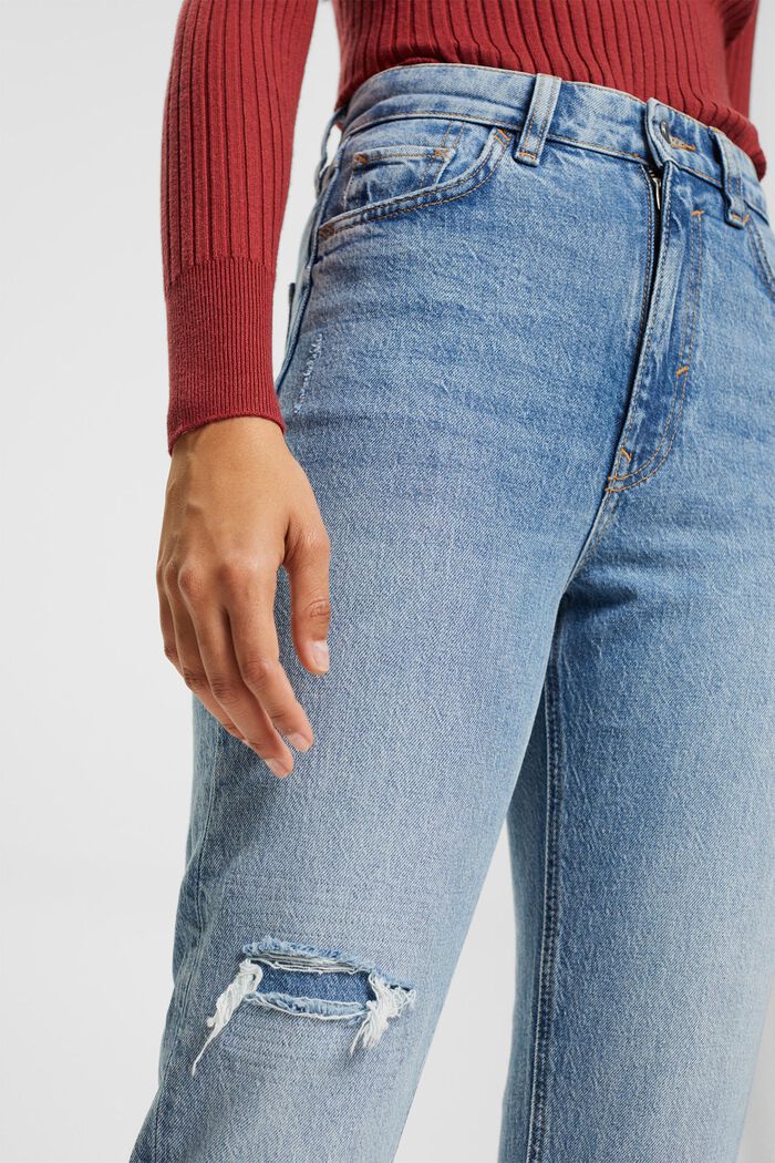 Ripp-Jeans im Slim Fit, BLUE MEDIUM WASHED, detail image number 3