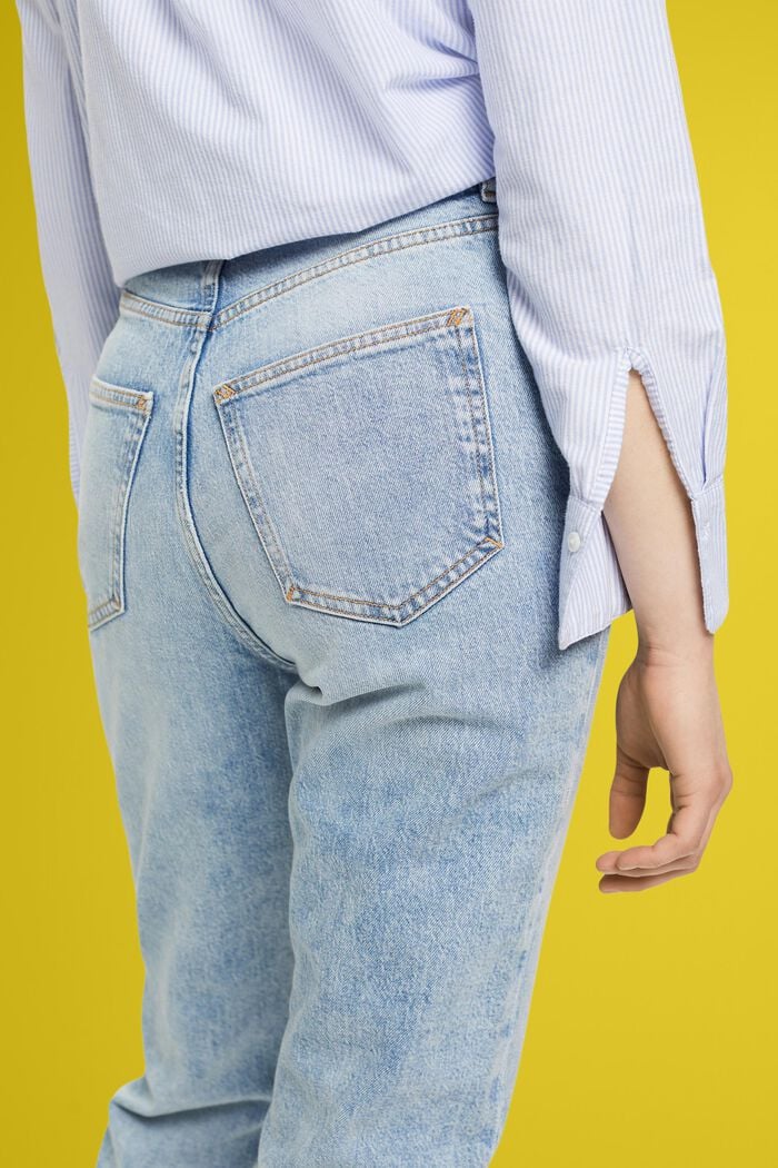 Fransen-Jeans im 90er-Look, High-Rise, BLUE MEDIUM WASHED, detail image number 2