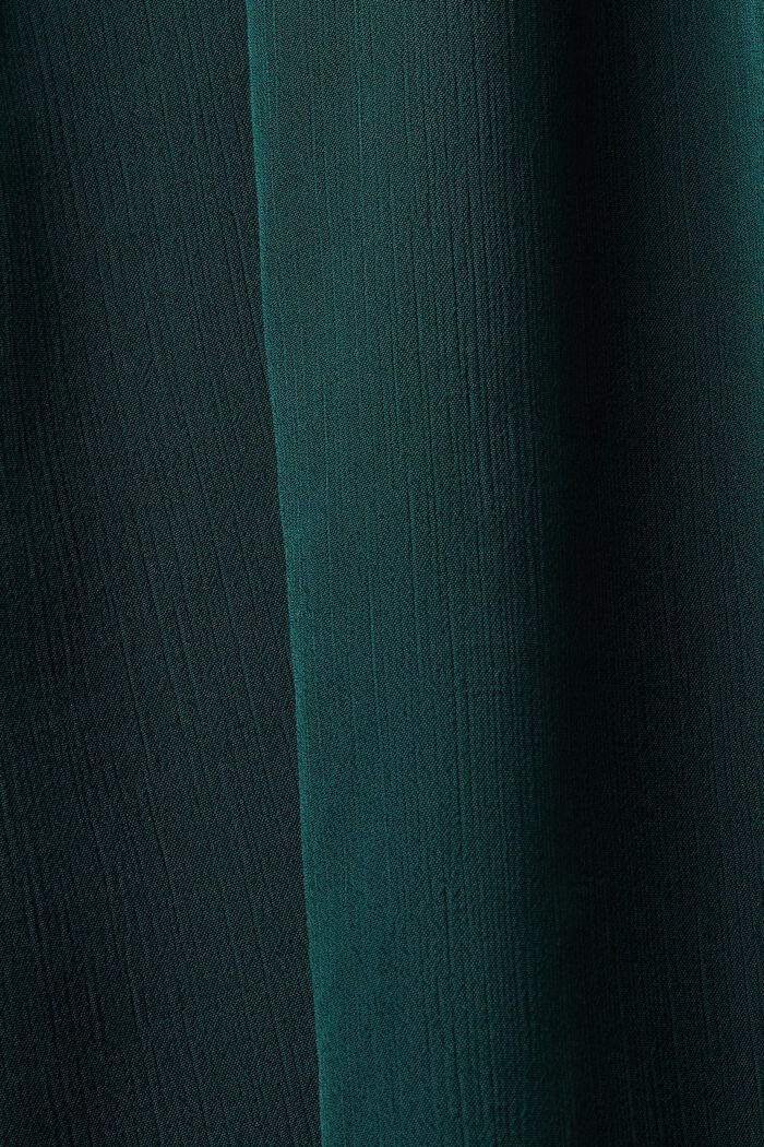 Chiffonbluse mit Rüschen, EMERALD GREEN, detail image number 5