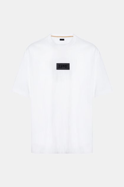 T-Shirt im Boxy-Style, WHITE, overview
