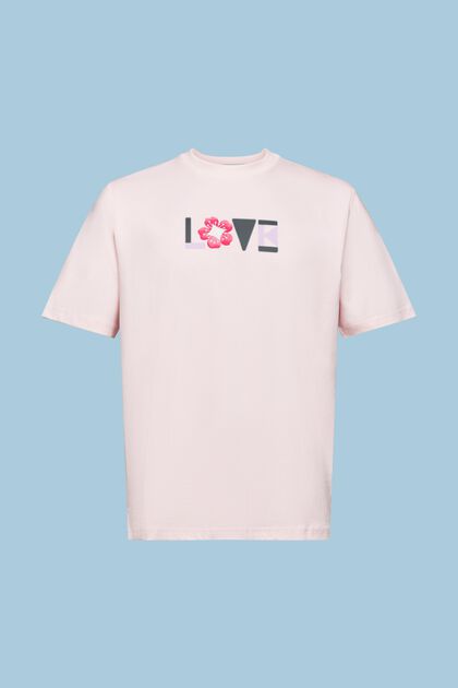 Unisex-T-Shirt aus Pima-Baumwolle mit Print