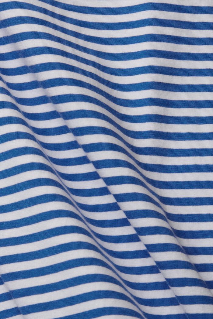 CURVY T-Shirt mit Streifen, BRIGHT BLUE, detail image number 1