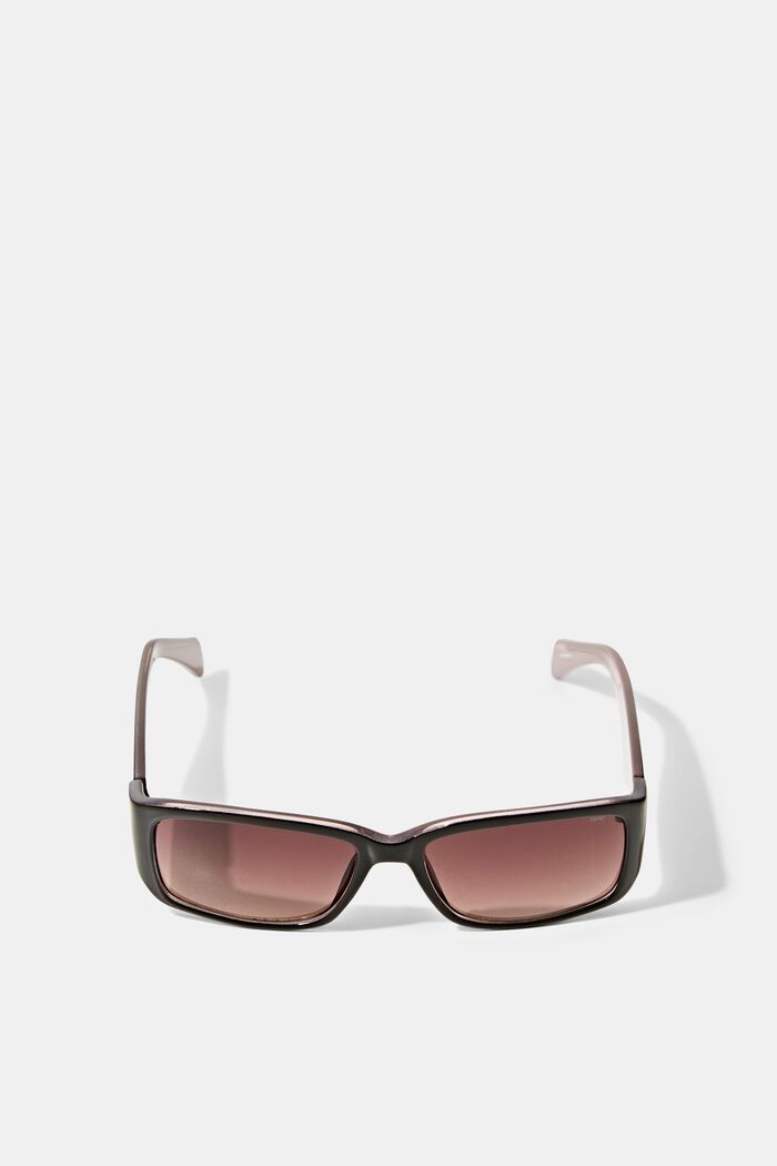 Sonnenbrille mit zweifarbigem Rahmen, BROWN, detail image number 0