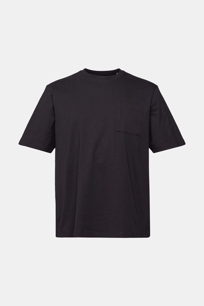 Jersey T-Shirt, 100% Baumwolle, BLACK, detail image number 6