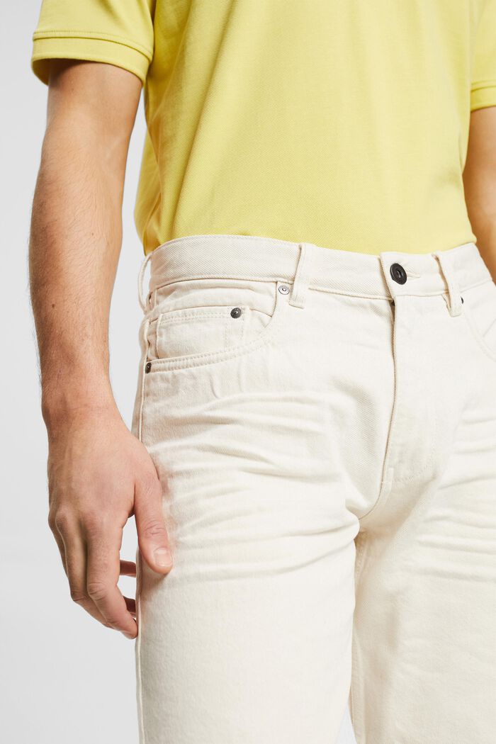 Jeans-Shorts aus 100% Baumwolle, LIGHT BEIGE, detail image number 2