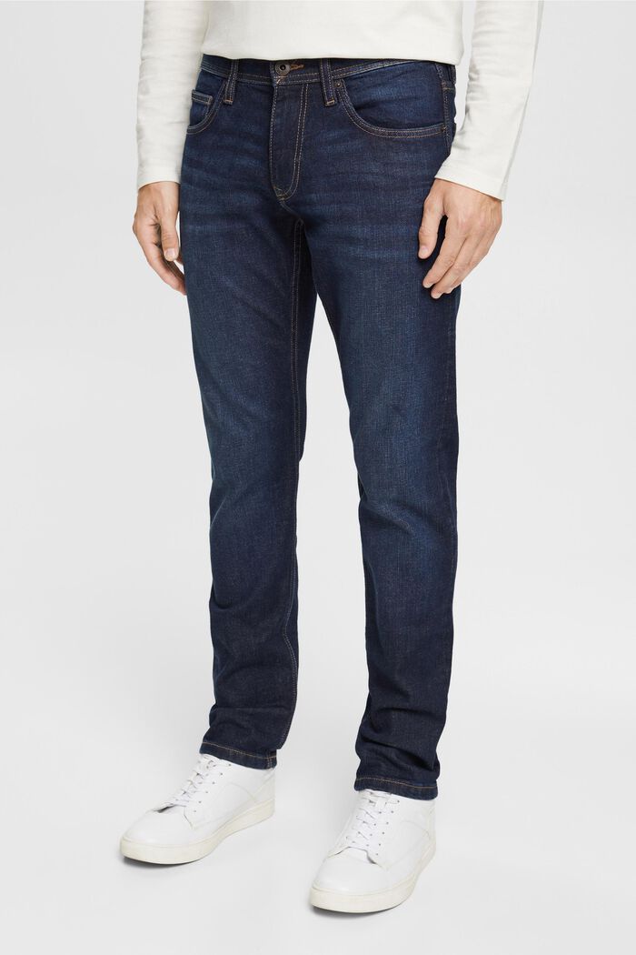 Stretch-Jeans mit Organic Cotton, BLUE DARK WASHED, detail image number 0