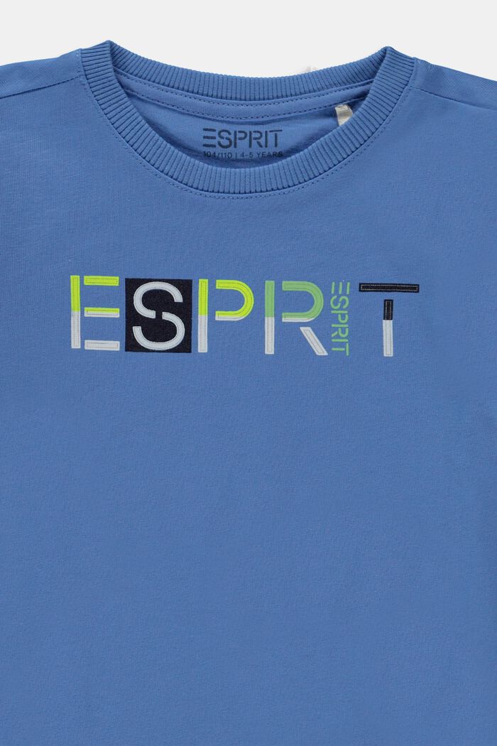 2er-Pack T-Shirts mit Logoprint, LIGHT BLUE, detail image number 2