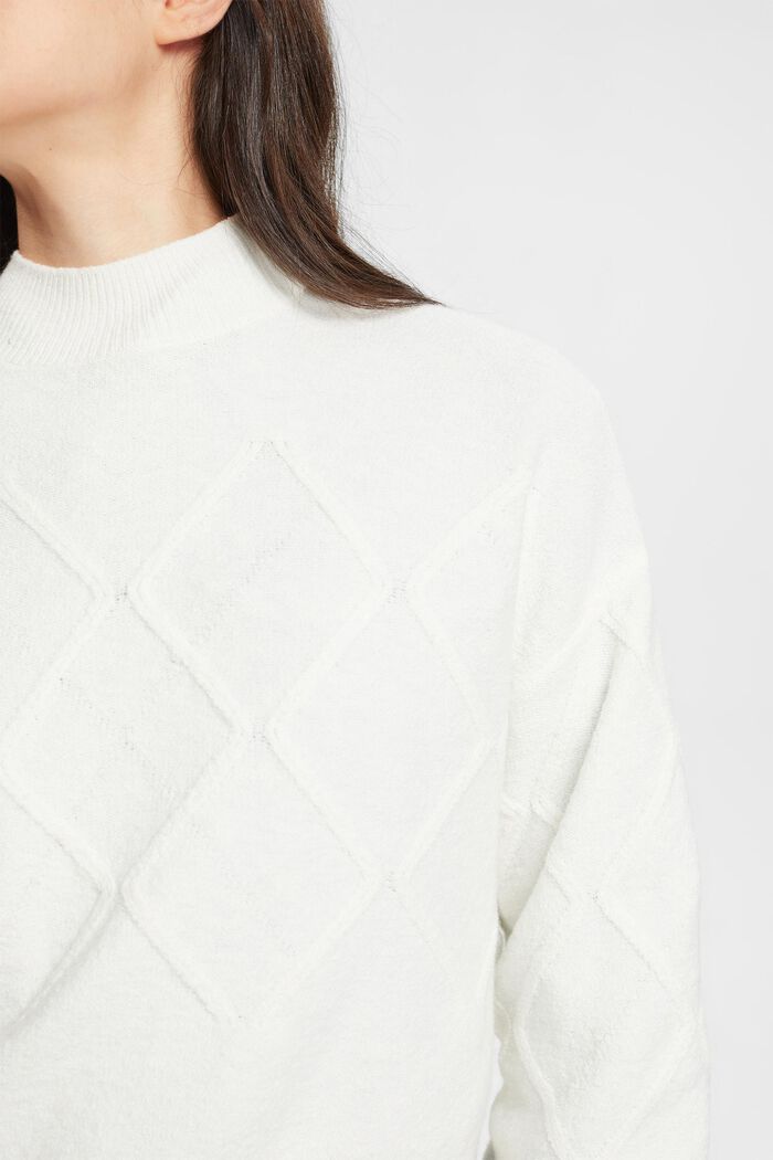Pullover mit Argyle-Muster, OFF WHITE, detail image number 4