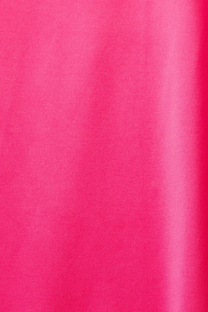 Active T-Shirt E-DRY mit V-Ausschnitt, PINK FUCHSIA, detail image number 4