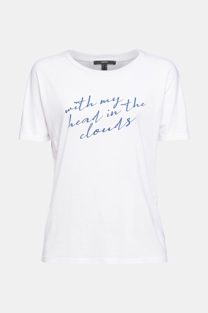 Statement-Shirt aus LENZING™ ECOVERO™, WHITE, overview