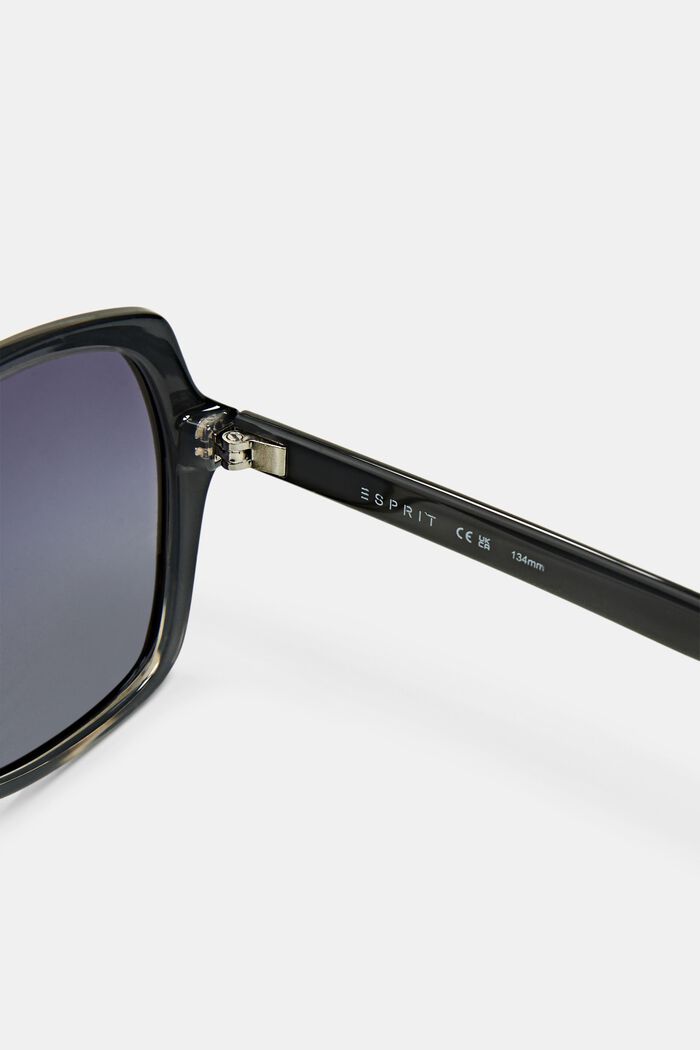 Statement-Sonnenbrille mit großen Gläsern, BLACK, detail image number 4