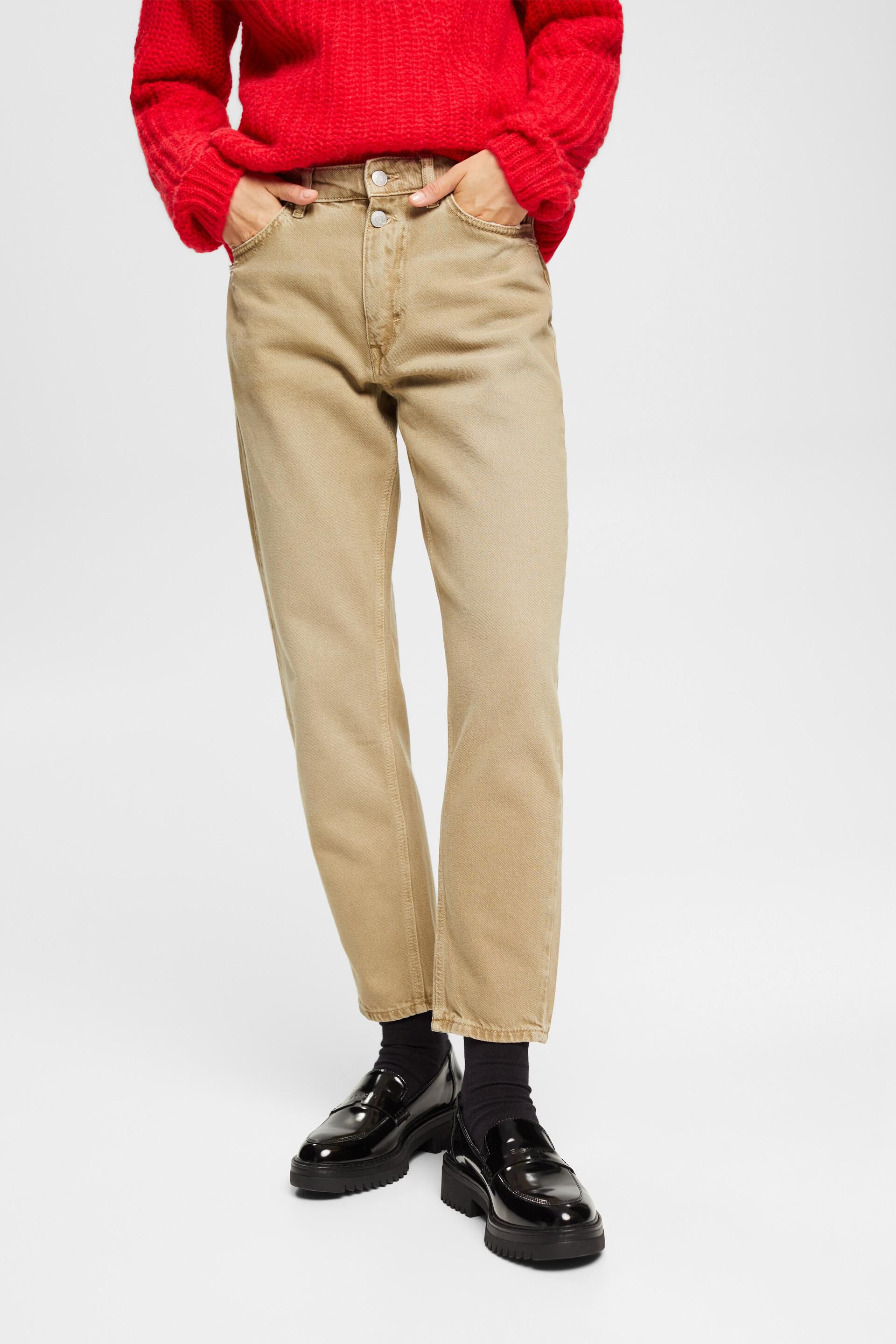 Esprit Hose in Braun Damen Bekleidung Hosen und Chinos Hose mit gerader Passform 