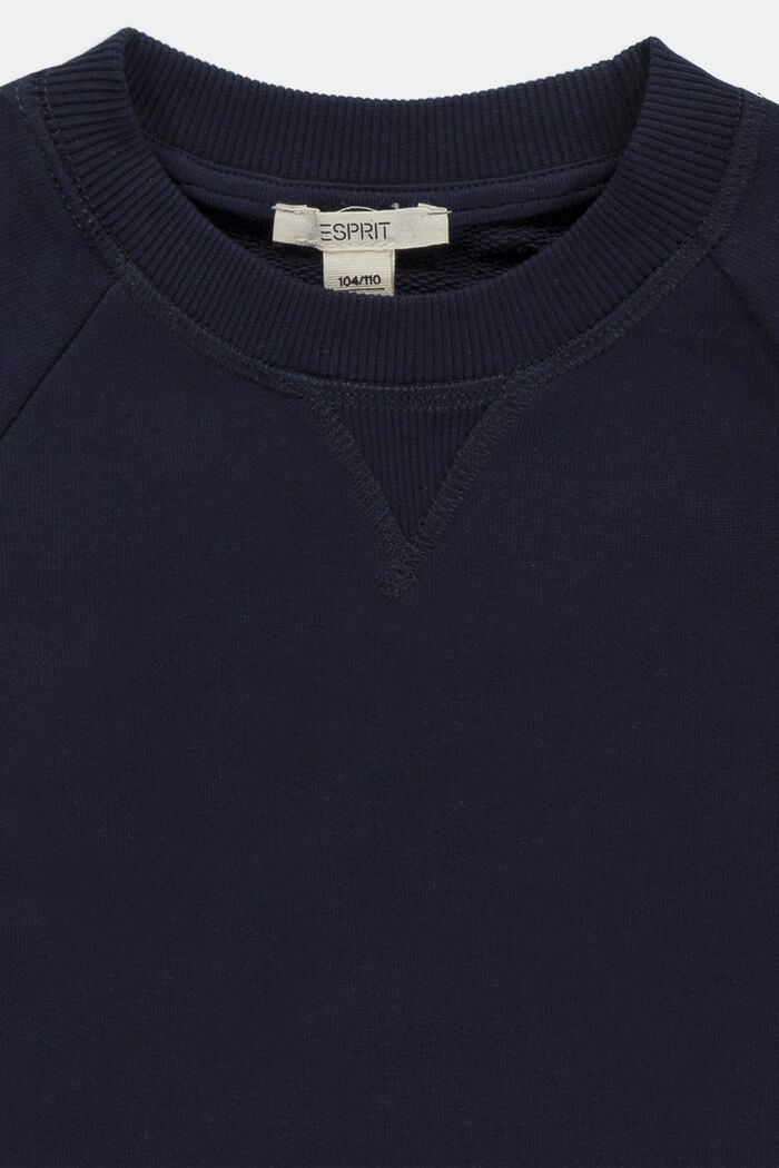Sweatshirt mit Logo aus 100% Baumwolle, NAVY, detail image number 2