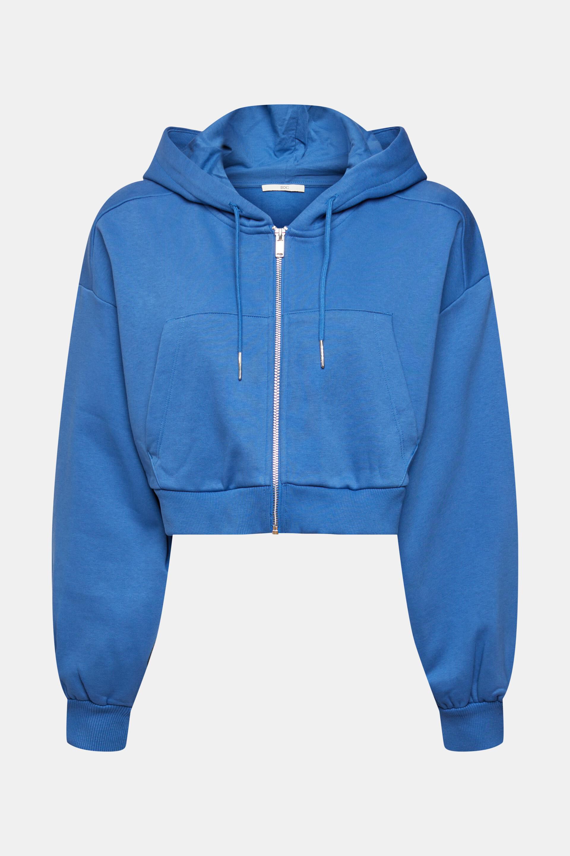 Blaue Jacke Damen Kleidung Hoodies & Pullover Strickjacken Esprit Strickjacken 