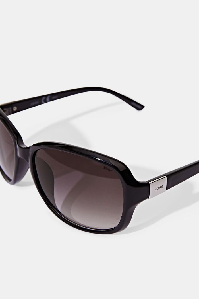 Sonnenbrille mit zeitlosem Design, BLACK, detail image number 1