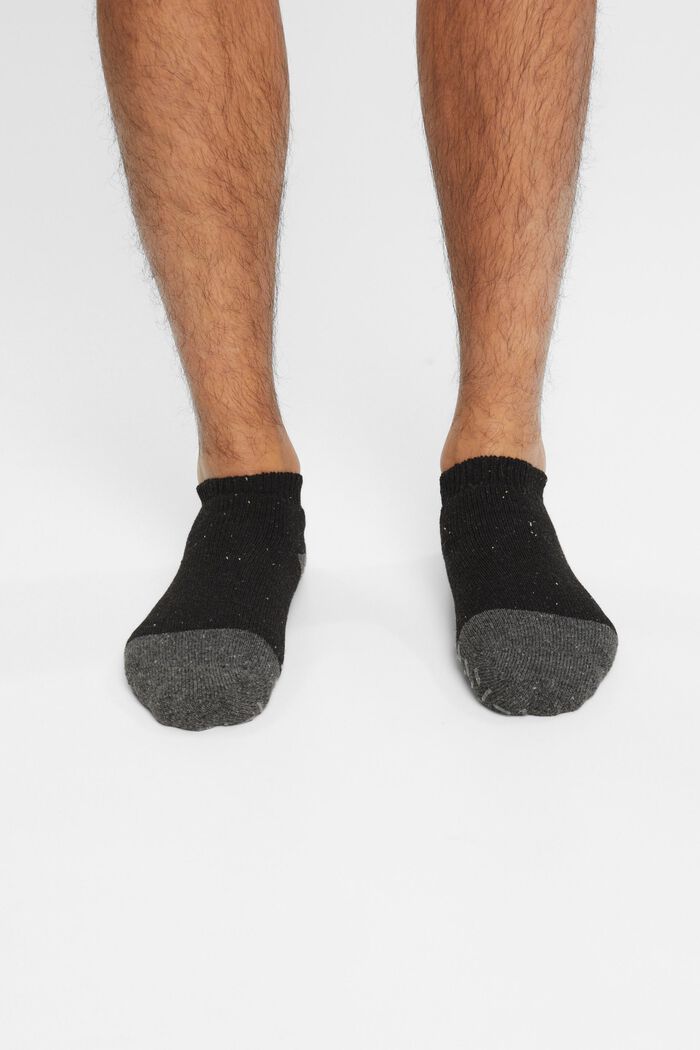 ABS-Socken aus Wollmix, ANTHRACITE MELANGE, detail image number 2