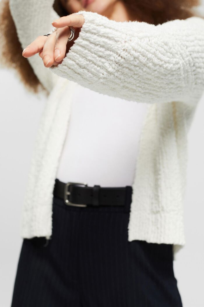 Cardigan aus 100% Baumwolle, OFF WHITE, detail image number 2