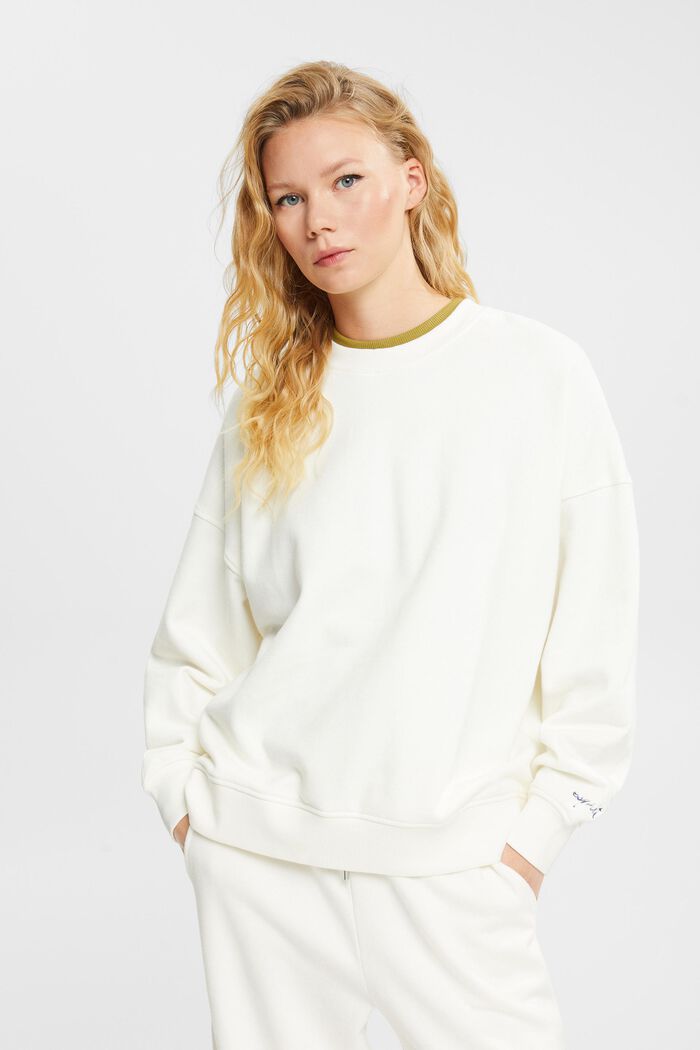 Sweatshirt, OFF WHITE, detail image number 1
