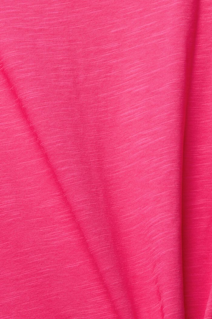 Unifarbenes T-Shirt, NEW PINK FUCHSIA, detail image number 1