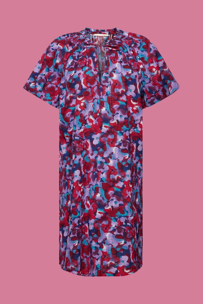 Kleid aus strukturierter Baumwolle, INK, detail image number 6